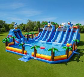 Pool3-263 Donald Duck Theme Pool Water P...