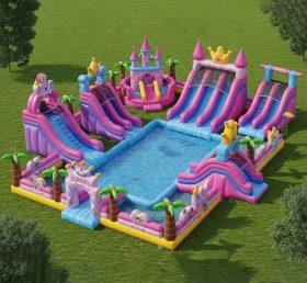 Pool3-355 Princess Parties Theme Pool Wa...
