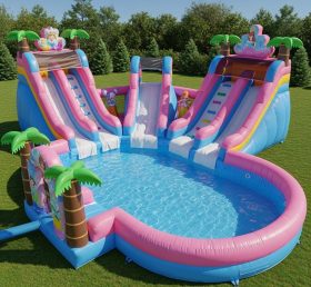 Pool3-356 Princess Parties Theme Pool Wa...