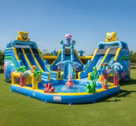 Pool3-382 Spongebob Theme Pool Water Par...