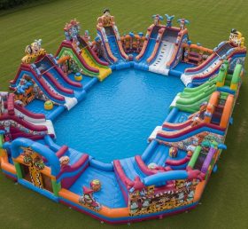 Pool3-392 The Flintstones Theme Pool Wat...