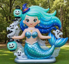 Cartoon3-267 Halloween Mermaid Inflatabl...