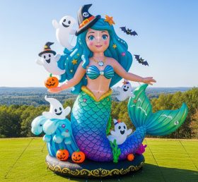 Cartoon3-277 Halloween Mermaid Inflatabl...