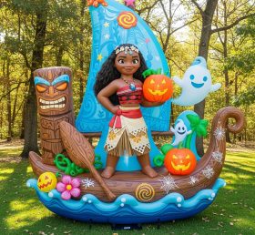 Cartoon3-284 Moana Theme Inflatable Cart...