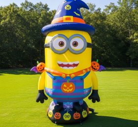 Cartoon3-286 Halloween Minions Inflatabl...