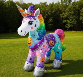 Cartoon3-292 Halloween Unicorn Inflatabl...