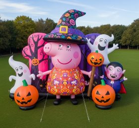 Cartoon3-294 Peppa Pig Halloween Inflata...