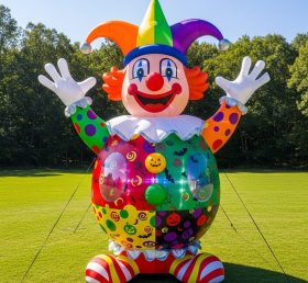 Cartoon3-310 Clown Theme Inflatable Cart...
