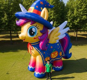 Cartoon3-365 Halloween Unicorn Inflatabl...