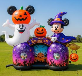 Cartoon3-372 Halloween Mickey & Minnie E...