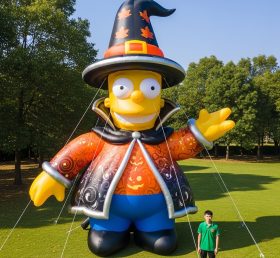 Cartoon3-414 Halloween Wizard Theme Infl...