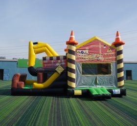 T5-300 Excavator Bounce House Slide Comb...
