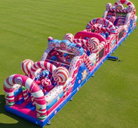 T7-3730 Candy Theme Inflatable Obstacle ...