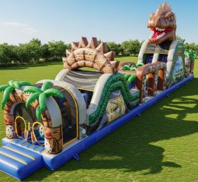 T7-3767 Dinosaur Theme Inflatable Obstac...