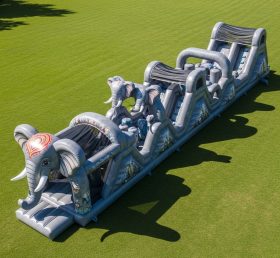 T7-3801 Elephant Theme Inflatable Obstac...