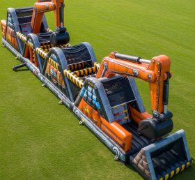 T7-3807 Excavator Theme Inflatable Obsta...