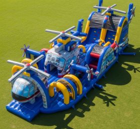 T7-3853 Helicopter Theme Inflatable Obst...