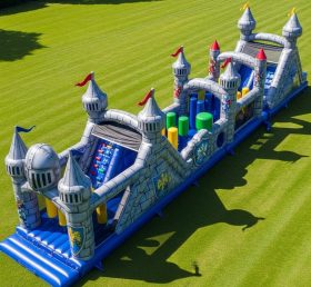 T7-3885 Knight Theme Inflatable Obstacle...