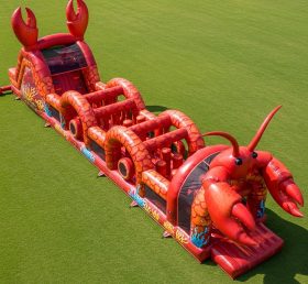 T7-3893 Lobster Theme Inflatable Obstacl...