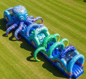 T7-3926 Octopus Theme Inflatable Obstacl...