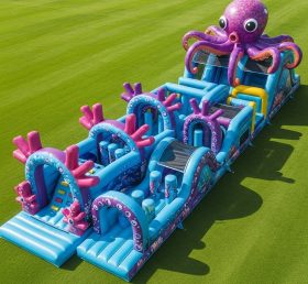 T7-3928 Octopus Theme Inflatable Obstacl...