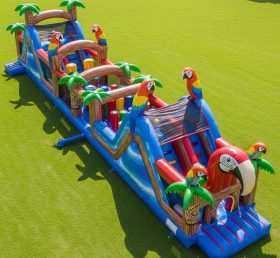 T7-3941 Parrot Theme Inflatable Obstacle...