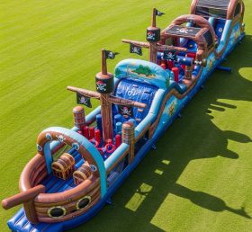 T7-3962 Pirates Theme Inflatable Obstacl...