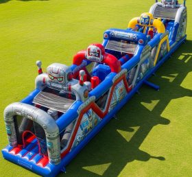 T7-3981 Robot Theme Inflatable Obstacle ...