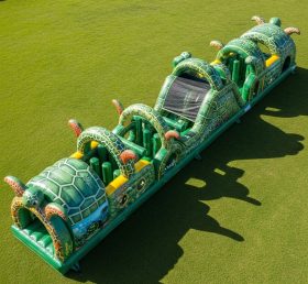 T7-4045 Turtle Theme Inflatable Obstacle...