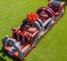T7-4053 Volcano Theme Inflatable Obstacl...