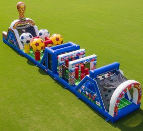 T7-4078 World Cup Theme Inflatable Obsta...
