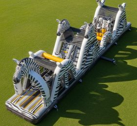 T7-4079 Zebra Theme Inflatable Obstacle ...