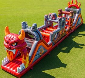 T7-4120 Blaze Monster Theme Inflatable O...
