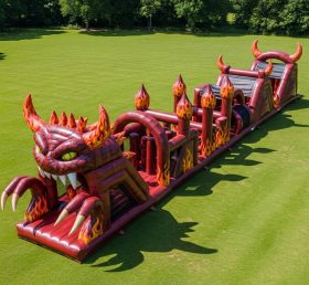T7-4121 Blaze Monster Theme Inflatable O...