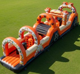 T7-4185 Garfield Theme Inflatable Obstac...