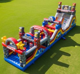 T7-4332 Roblox Theme Inflatable Obstacle...