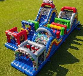 T7-4334 Roblox Theme Inflatable Obstacle...