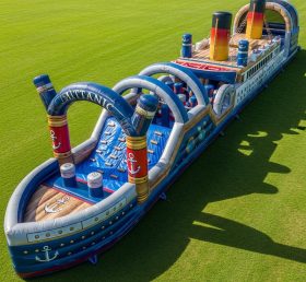 T7-4438 Titanic Theme Inflatable Obstacl...