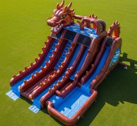 T8-5405 Dragon Theme Inflatable Water Sl...