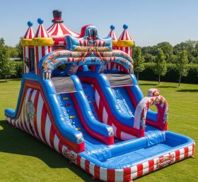 T8-5497 Circus Theme Inflatable Water Sl...
