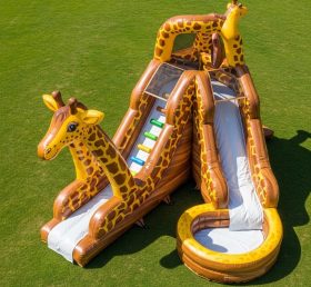 T8-5608 Giraffe Theme Inflatable Water S...