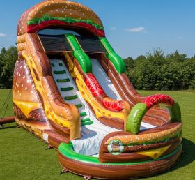 T8-5619 Hamburger Theme Inflatable Water...