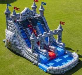 T8-5657 Knight Theme Inflatable Water Sl...