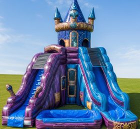 T8-5884 Wizard Theme Inflatable Water Sl...