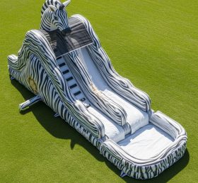 T8-5901 Zebra Theme Inflatable Water Sli...