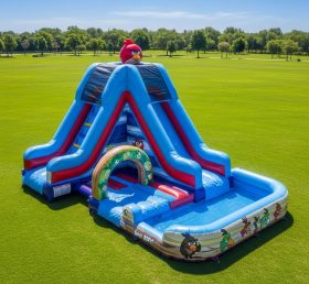 T8-7111 Angry Birds Theme Inflatable Wat...