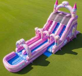 T8-7135 Barbie Theme Inflatable Water Sl...