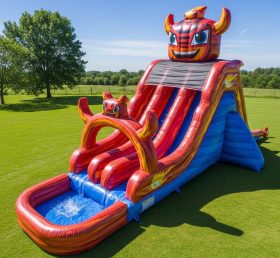 T8-7163 Blaze Monster Theme Inflatable W...