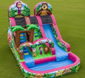 T8-7310 Masha and the Bear Theme Inflata...