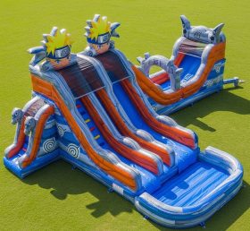 T8-7359 Naruto Theme Inflatable Water Sl...